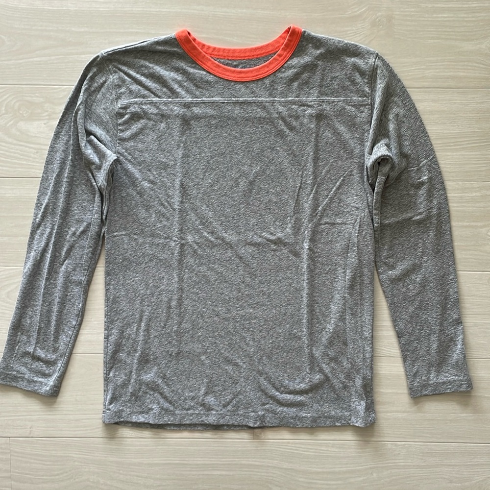 J. Crew Crewcuts Grey Jersey w/ Coral Trim